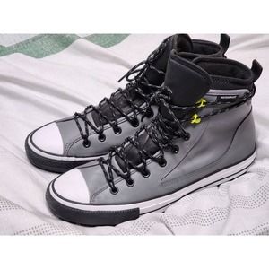 NEW RARE Converse All Terrain High tops Waterproof Charcoal Black White Size 13